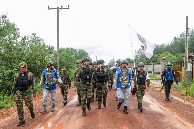 AOT-KH Inspects Thai Naval Attack Damage in Koh Kong Province