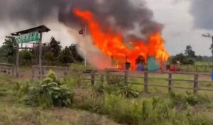 Villagers torch Lumphat Wildlife Sanctuary outpost after fatal crash
