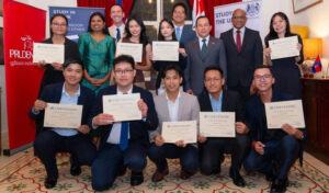 British Embassy bids farewell to Cambodian scholars heading to UK